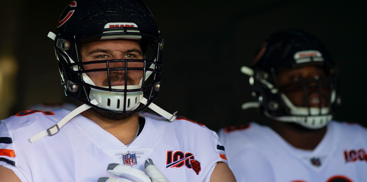 bears center cody whitehair