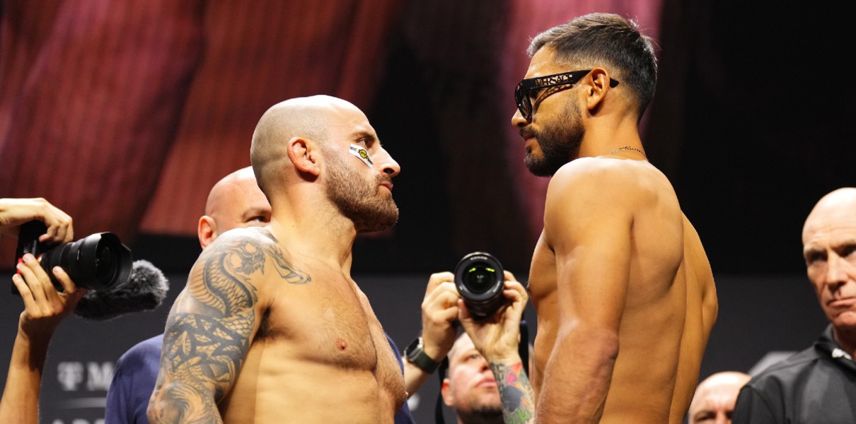 ufc 290 weigh in with volkanovski and rodriguez