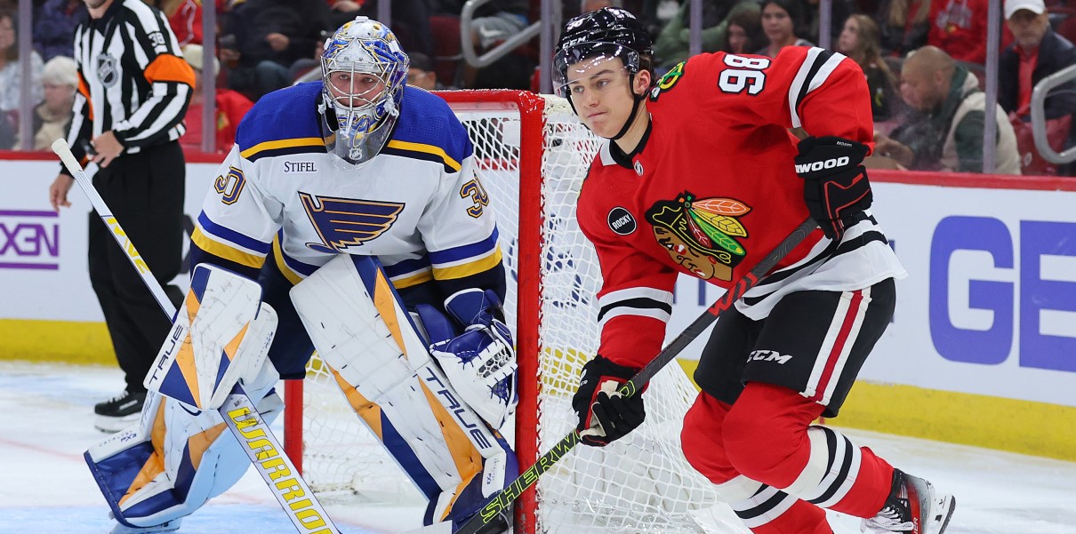 Connor Bedard Chicago Blackhawks St. Louis Blues