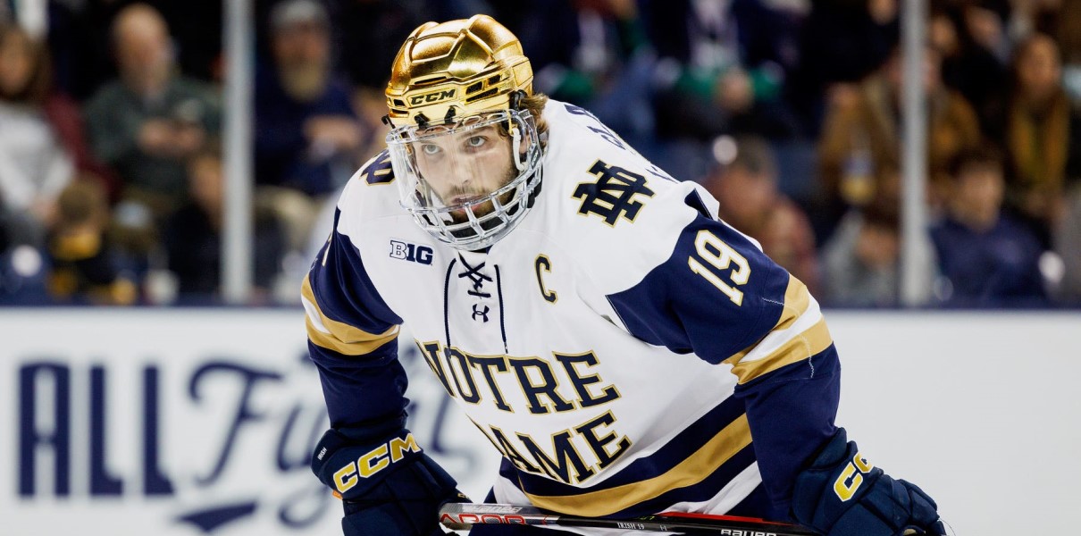 Landon Slaggert Notre Dame Hockey Chicago Blackhawks