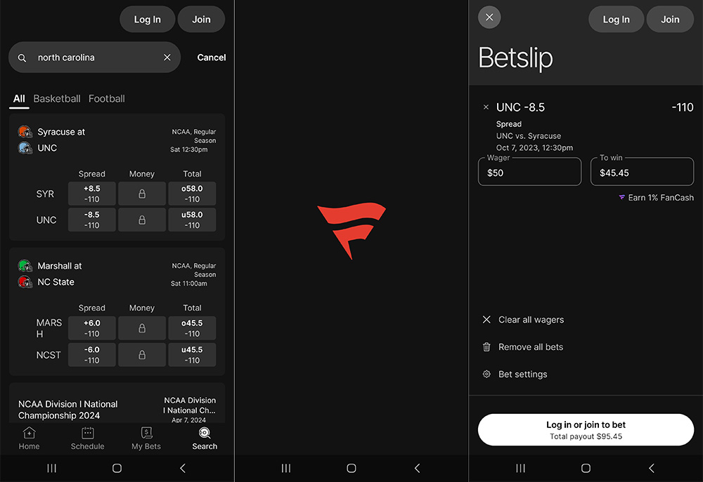 Fanatics Sportsbook NC App