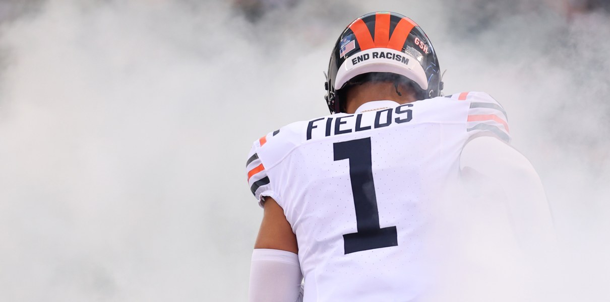 bears qb Justin Fields goodbye