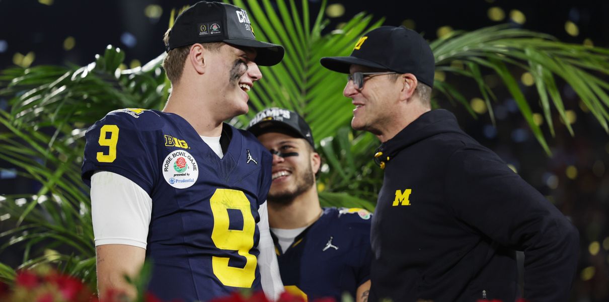 jj McCarthy Jim Harbaugh