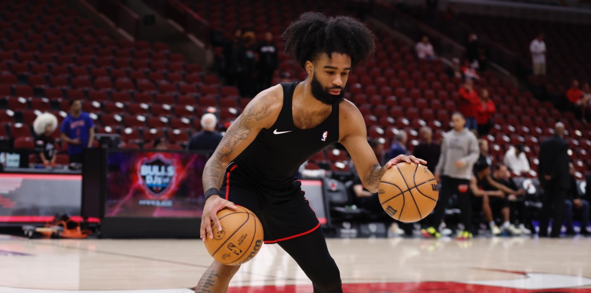 Coby White of the Chicago Bulls