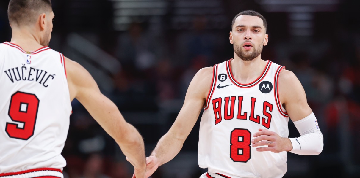 Zach LaVine of the Chicago Bulls