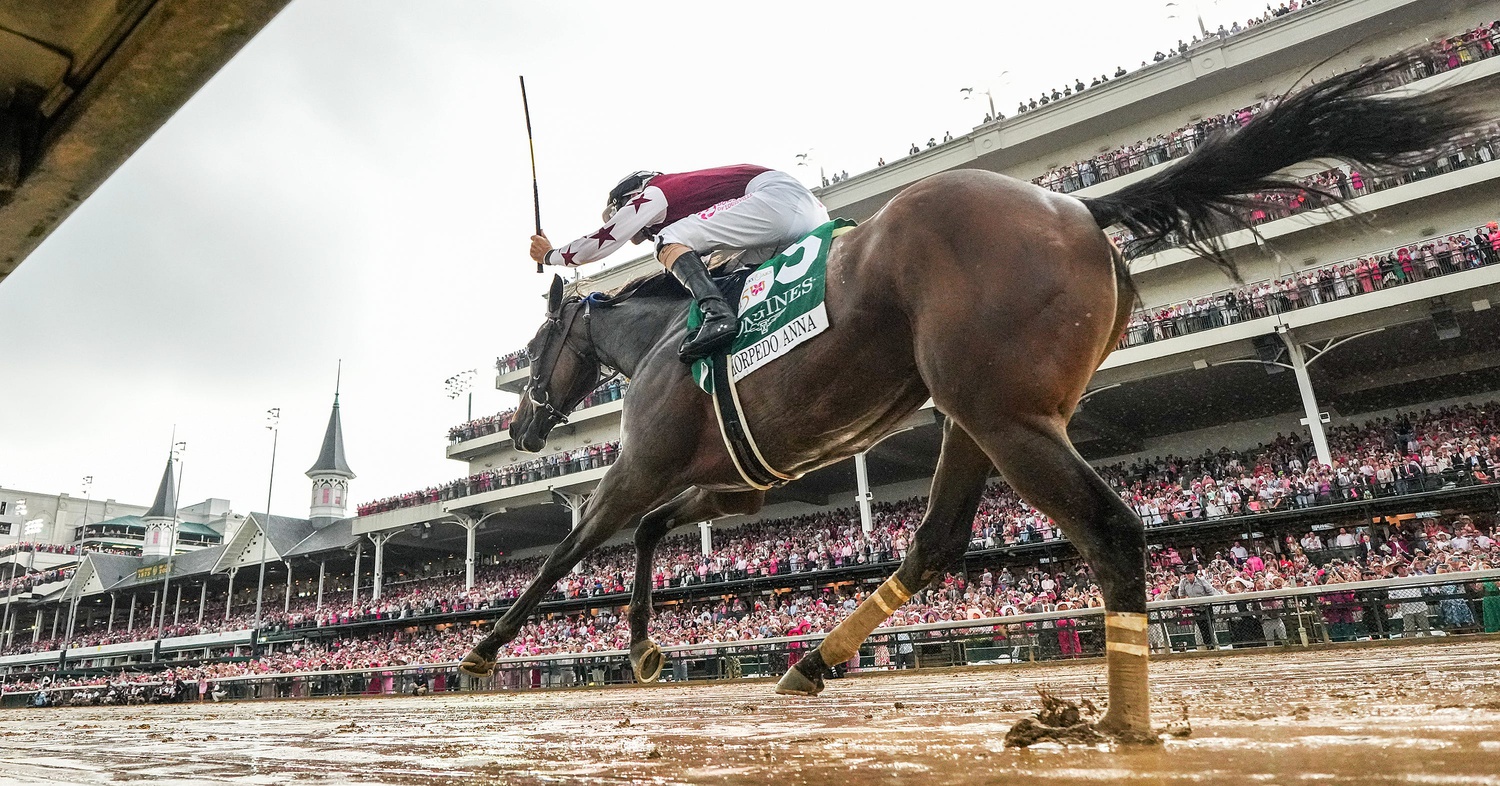 Thorpedo Anna, the winner of the Kentucky Oaks, will be in the Belmont Stakes Draw