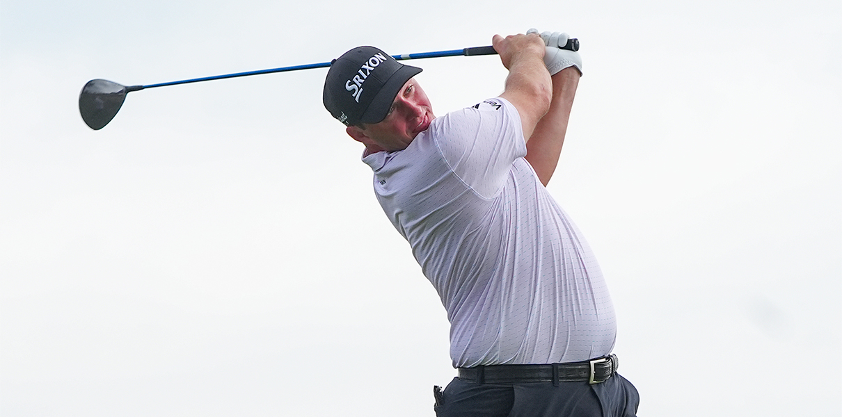 Jun 22, 2024; Cromwell, Connecticut, USA; Sepp Straka tees off on the third hole during the third round of the Travelers Championship golf tournament at TPC River Highlands. Mandatory Credit: Gregory Fisher-USA TODAY Sports