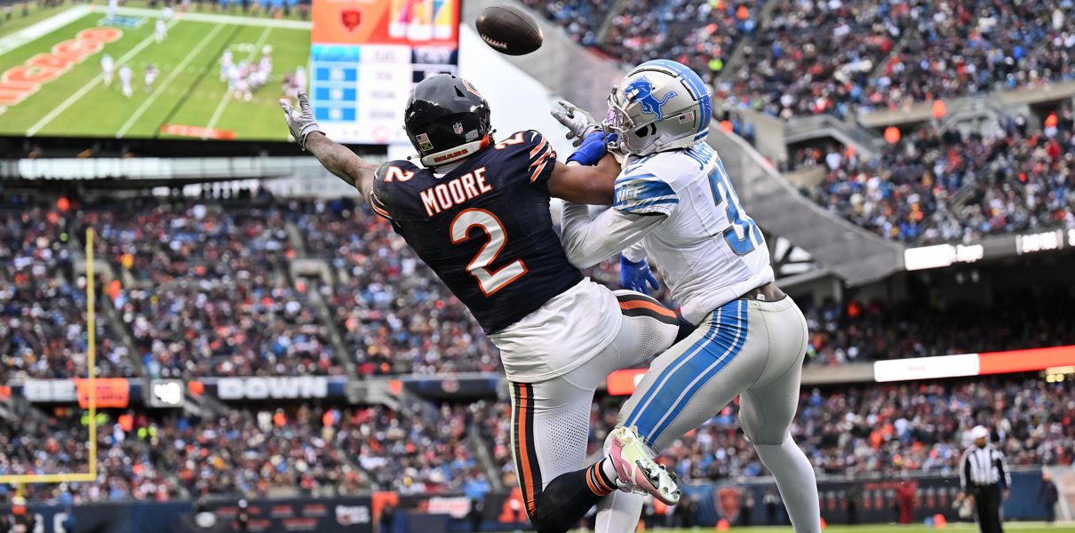 Bears WR DJ Moore vs. Lions